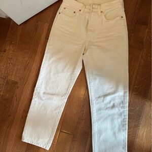Levi’s 501 Straight Leg Crop W 26, L28